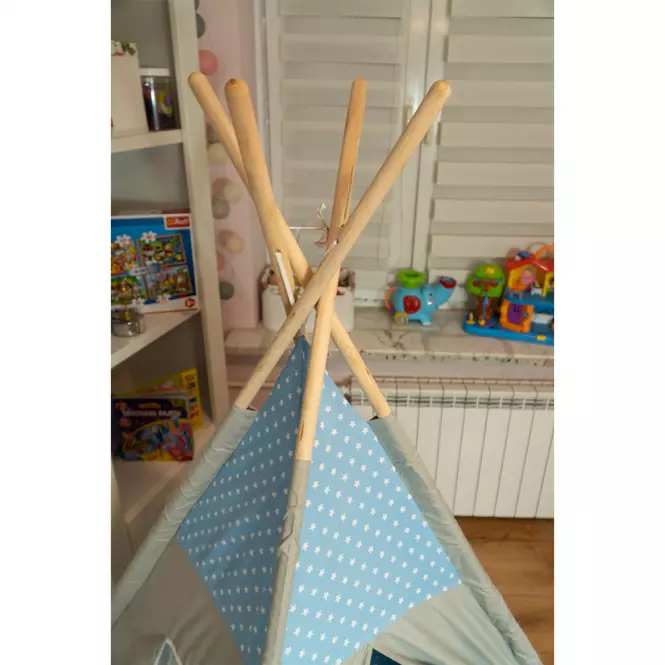 Gyereksátor sátor kék csillagok,5