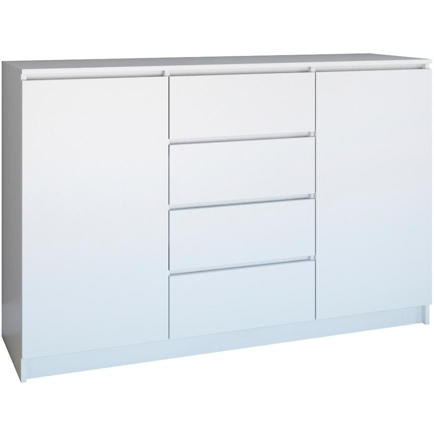 Komód 2D4S 140 fehér Mat