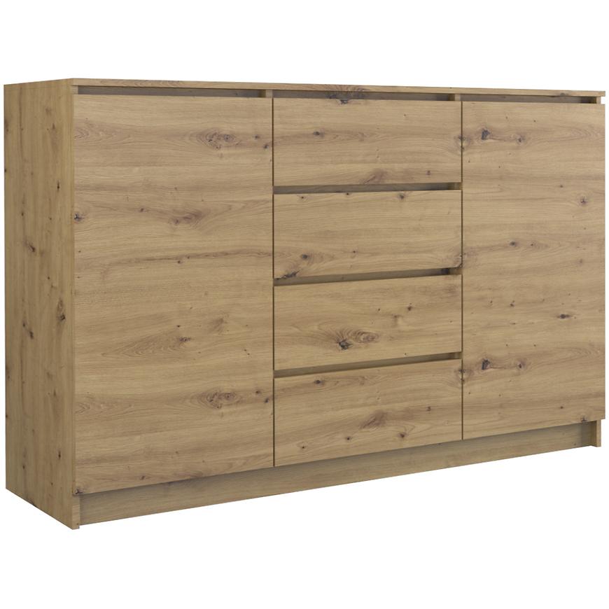 Komód 2D4S 140 tölgy Artisan