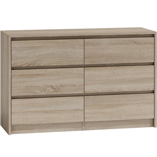 Komód Karo K120 6 tölgy Sonoma