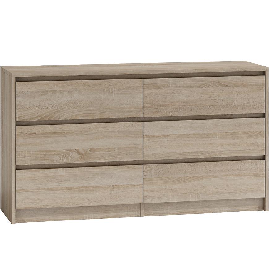Komód Karo K140 6 tölgy Sonoma