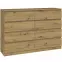 Komód Malwa M8 140 tölgy Artisan