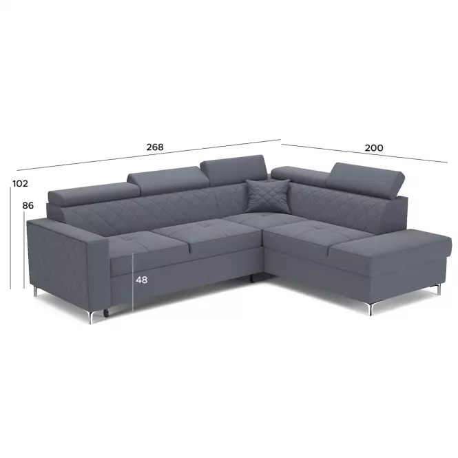 Sarokgarnitúra szett  Gloss P Paros 6,5
