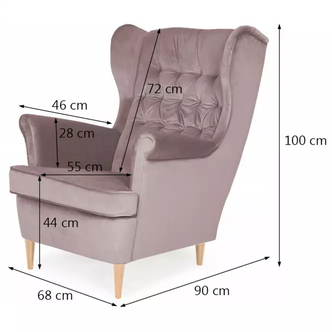 Fotel Prince Bluvel 91