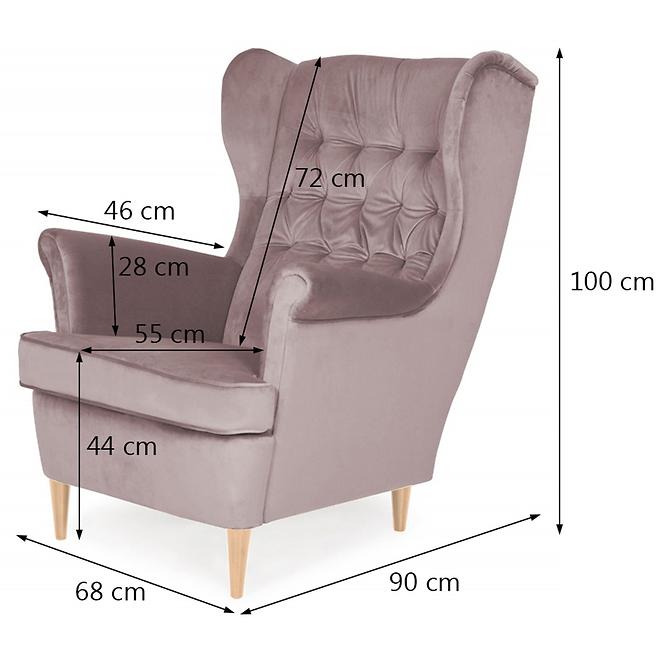 Fotel Prince Bluvel 91