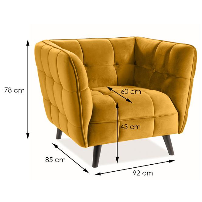 Fotel Dijon Bluvel 68/venge