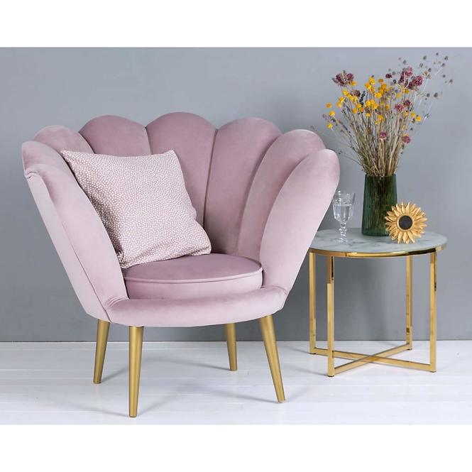 Fotel Tristan Bluvel 91/arany