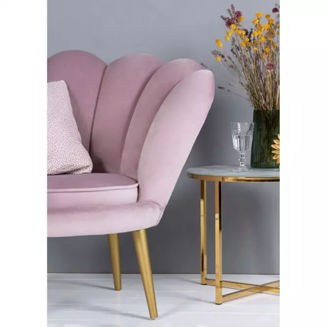 Fotel Tristan Bluvel 91/arany
