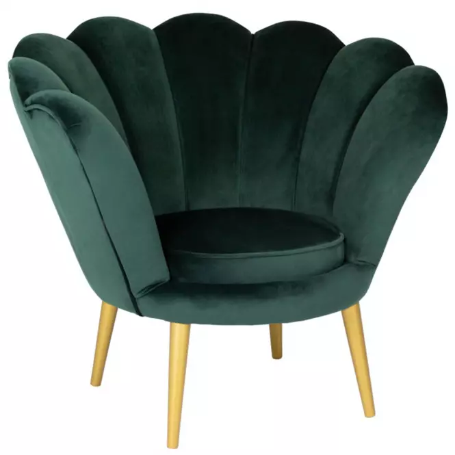 Fotel Tristan Bluvel 78/arany,2