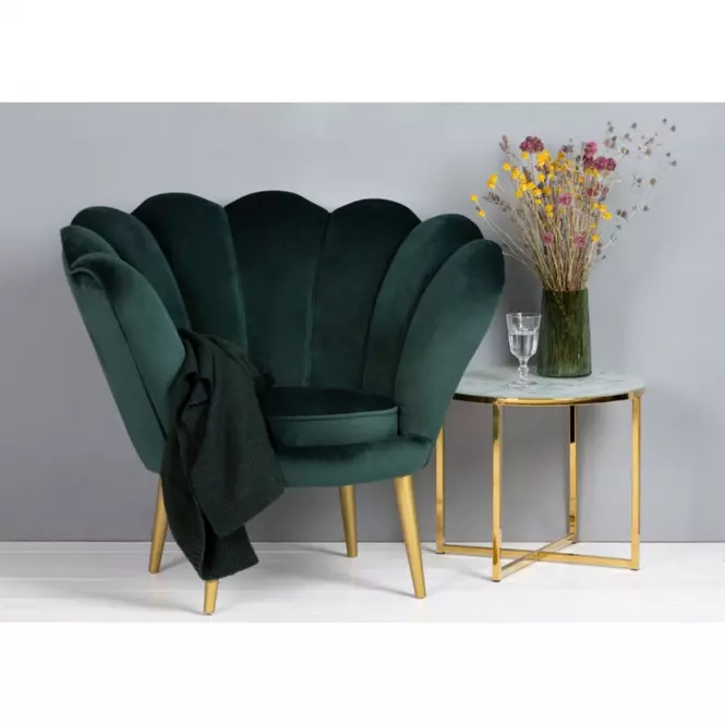 Fotel Tristan Bluvel 78/arany
