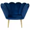 Fotel Tristan Bluvel 86/arany
