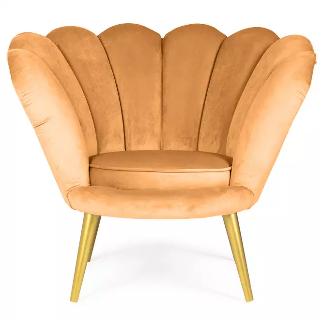 Fotel Tristan Bluvel 68/arany