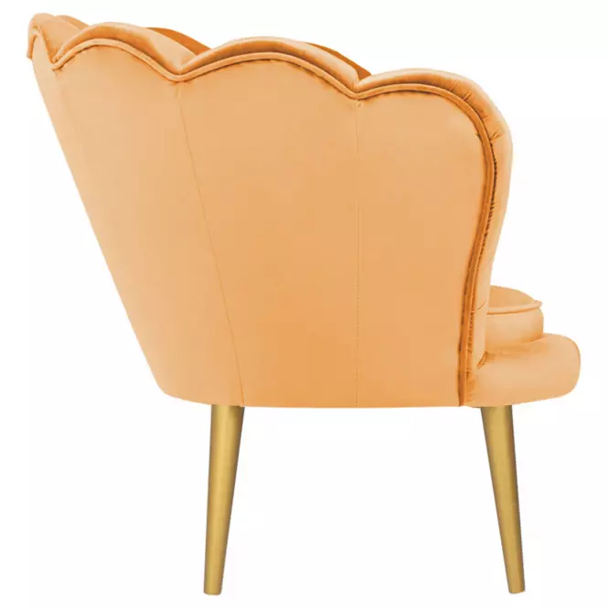 Fotel Tristan Bluvel 68/arany