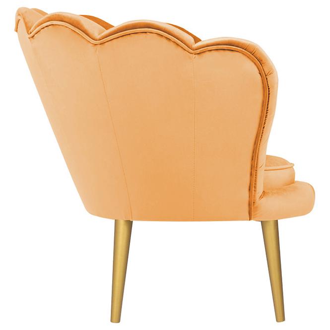 Fotel Tristan Bluvel 68/arany