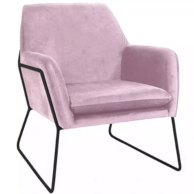 Fotel Milan Bluvel 91/fekete