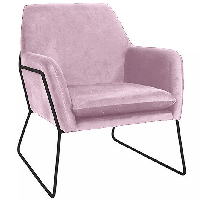 Fotel Milan Bluvel 91/fekete