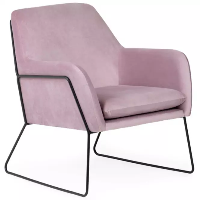 Fotel Milan Bluvel 91/fekete