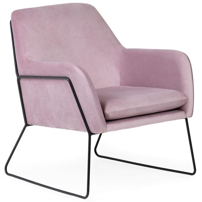 Fotel Milan Bluvel 91/fekete