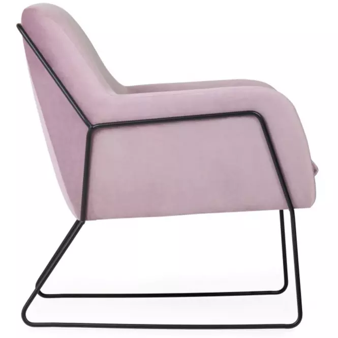 Fotel Milan Bluvel 91/fekete