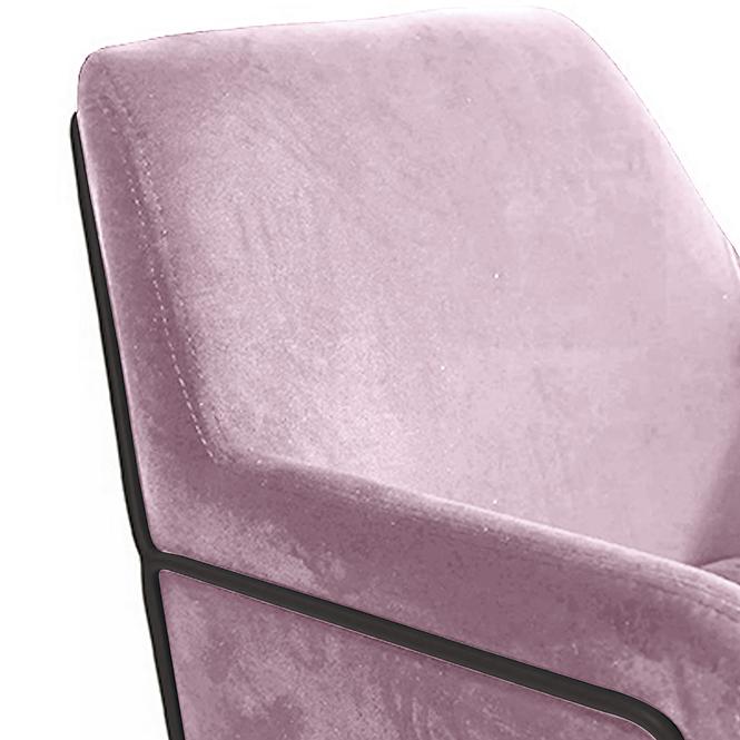 Fotel Milan Bluvel 91/fekete