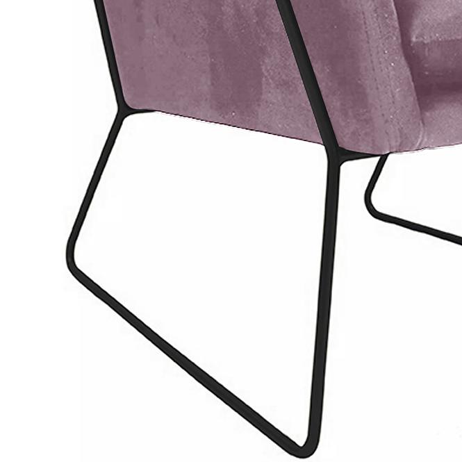 Fotel Milan Bluvel 91/fekete,5