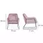 Fotel Milan Bluvel 91/fekete,8