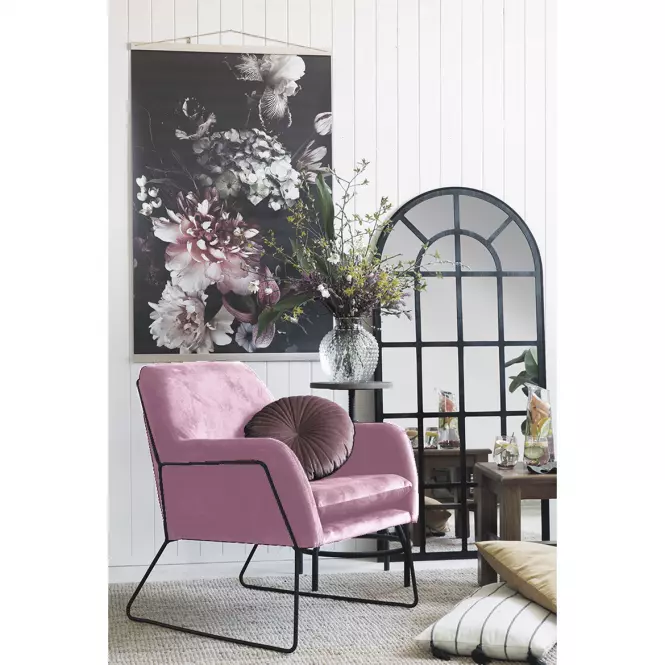 Fotel Milan Bluvel 91/fekete