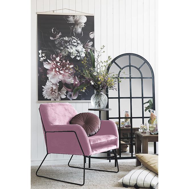 Fotel Milan Bluvel 91/fekete