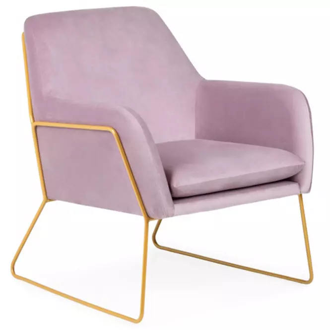 Fotel Milan Bluvel 91/arany,2