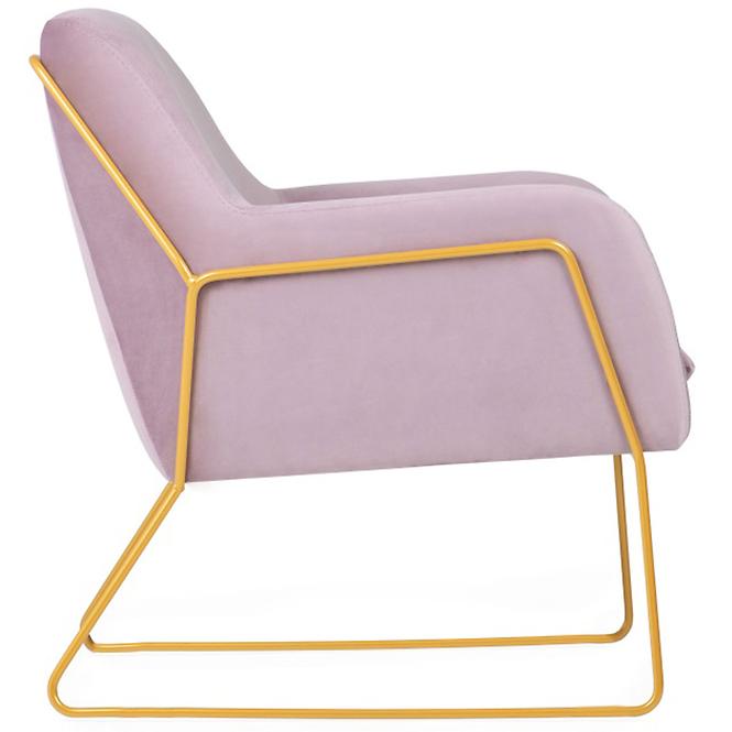 Fotel Milan Bluvel 91/arany