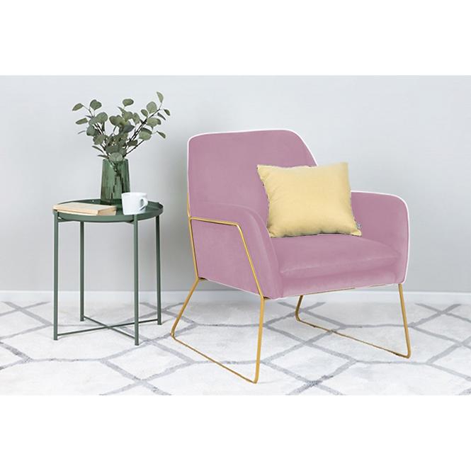 Fotel Milan Bluvel 91/arany