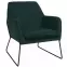 Fotel Milan Bluvel 78/fekete,2