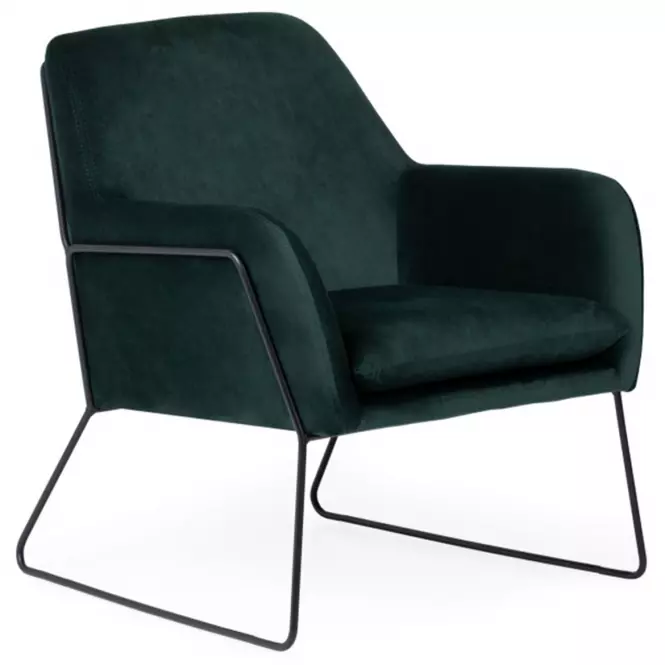Fotel Milan Bluvel 78/fekete