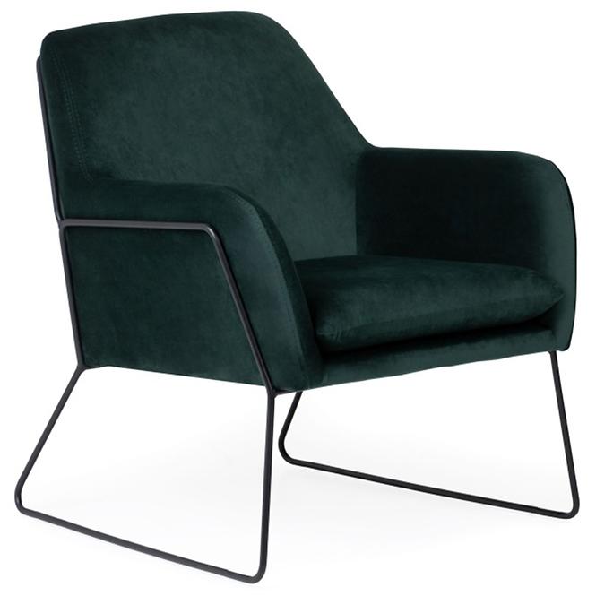 Fotel Milan Bluvel 78/fekete
