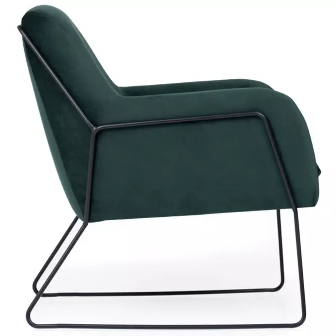 Fotel Milan Bluvel 78/fekete