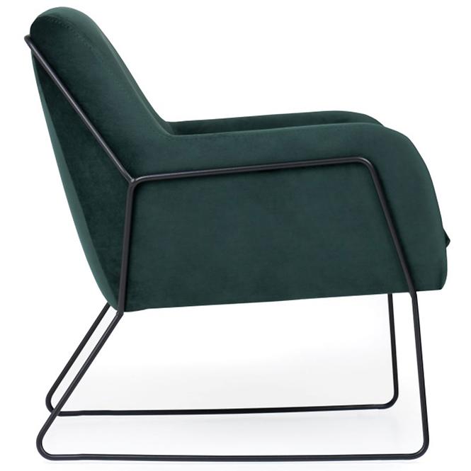 Fotel Milan Bluvel 78/fekete