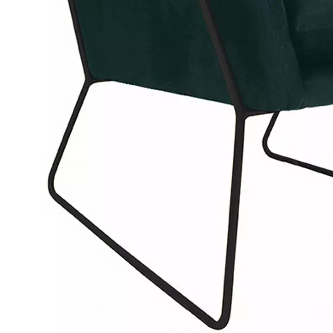 Fotel Milan Bluvel 78/fekete