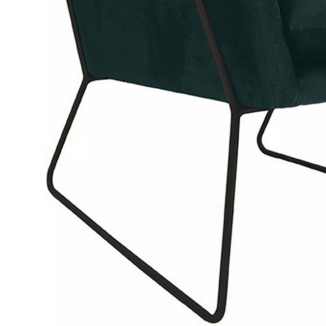Fotel Milan Bluvel 78/fekete
