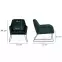 Fotel Milan Bluvel 78/fekete,8