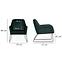 Fotel Milan Bluvel 78/fekete,8