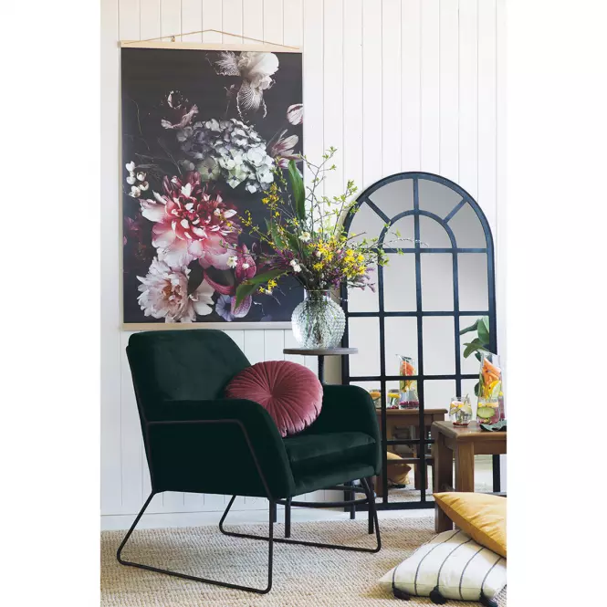 Fotel Milan Bluvel 78/fekete