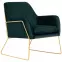 Fotel Milan Bluvel 78/arany,2
