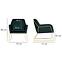 Fotel Milan Bluvel 78/arany,7