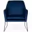 Fotel Milan Bluvel 86/fekete