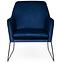 Fotel Milan Bluvel 86/fekete