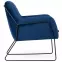 Fotel Milan Bluvel 86/fekete,4