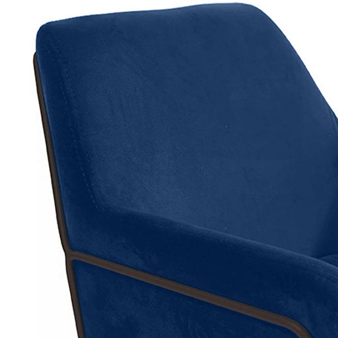 Fotel Milan Bluvel 86/fekete