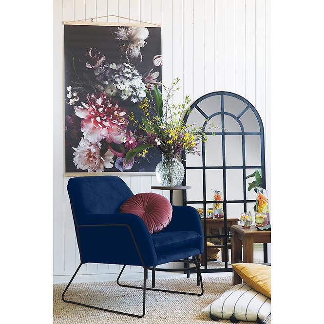 Fotel Milan Bluvel 86/fekete