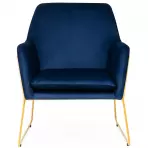 Fotel Milan Bluvel 86/arany