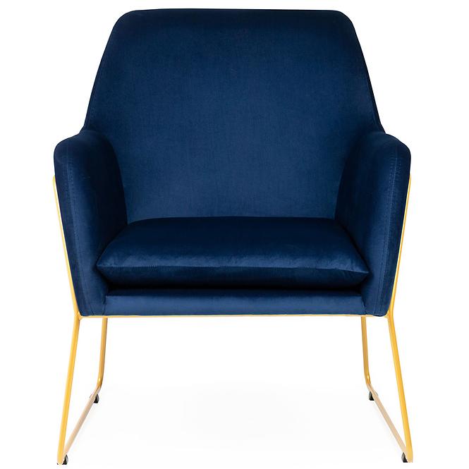 Fotel Milan Bluvel 86/arany